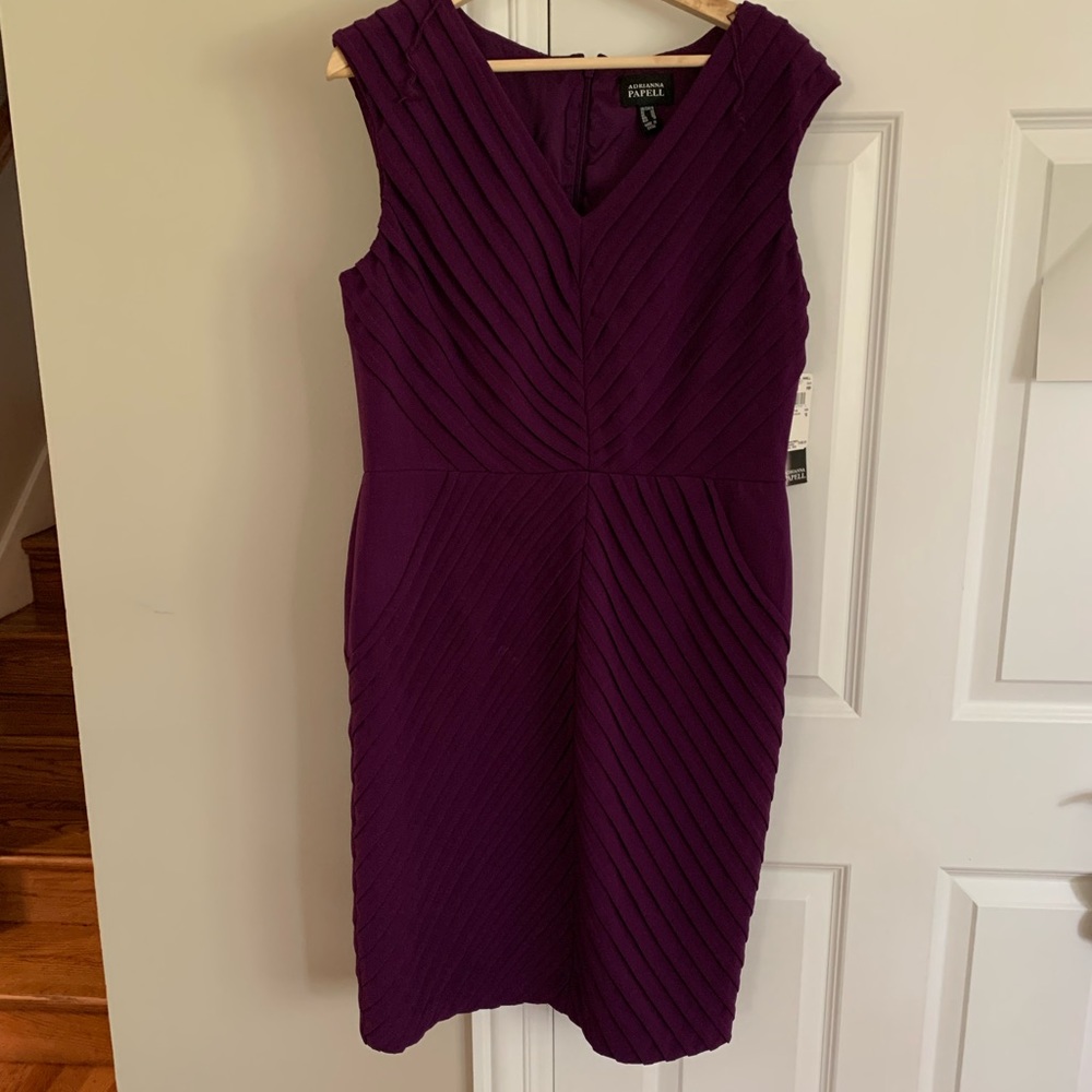 V-Neck Sheath Dress